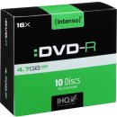 Intenso DVD-R 4,7GB 16x, slimbox, 10ks (DDM47INS5CX1)