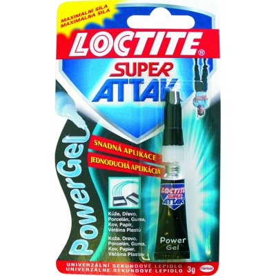 Loctite Super Attak Gel lepidlo sekundové 3 g – Zbozi.Blesk.cz