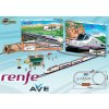 Kovový vláček Pequetren 750 VYSOKORYCHLOSTNÍ VLAK RENFE AVE s horským tunelem a stanicí