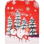 Verk 26267 Vánoční potah na židli Merry Christmas, červený vz.2 – Hledejceny.cz