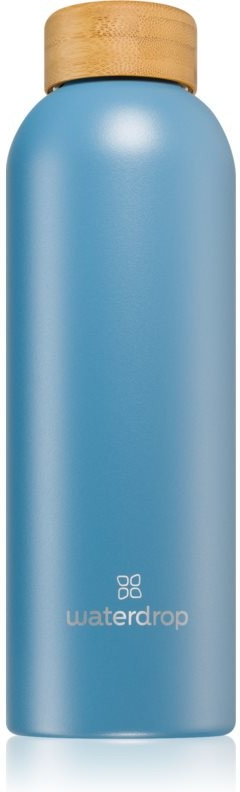 Waterdrop Thermo Steel nerezová láhev na vodu barva Turquoise Matt 600 ml