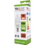 Trixline žárovka svíčková LED 4W E14/230V denní bílá – Hledejceny.cz