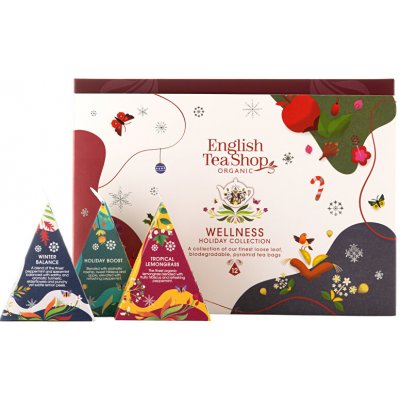 English Tea Shop Vánoční dárková kolekce Welness BIO 12 pyramidek – Zboží Mobilmania