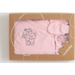 New Baby 5-dílná kojenecká soupravička do porodnice Classic bílá Růžová – Zboží Dáma