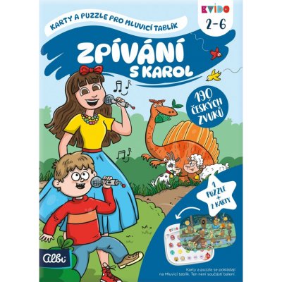 Albi Kvído Karty a puzzle pro mluvicí tablík Zpívání s Karol – Hledejceny.cz