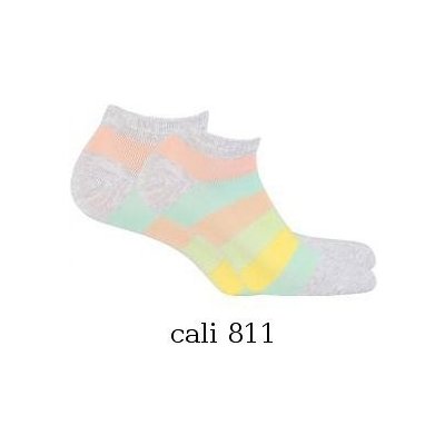 Wola W41.01P ponožky s vzorem yellow
