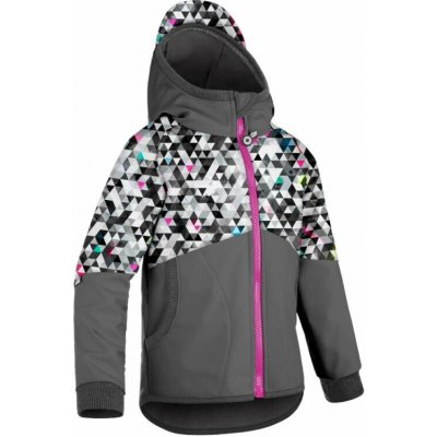 Unuo softshellová bunda s fleecem Street metricon šedá žíhaná – Zboží Dáma