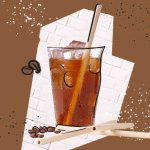 Sorbos Jedlá ovocná brčka Káva 1 ks – Zboží Dáma