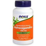 NOW Foods Ashwagandha Vitánie snodárná extrakt 450 mg 90 rostlinných kapslí – Hledejceny.cz