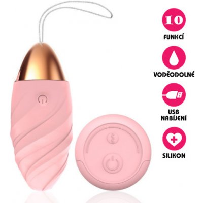 VšeNaSex.cz Bezdrátové vibrační vajíčko USB Ripple Vibrating Egg – Sleviste.cz