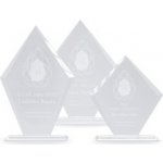 Sabe skleněná plaketa – Zboží Dáma