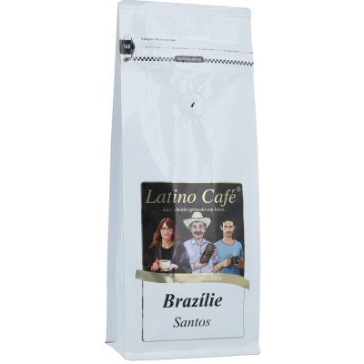 Latino Café ® Káva Brazílie Santos čerstvě pražená 100% arabica zrnková 1 kg – Hledejceny.cz