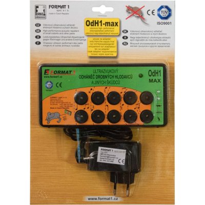 Format 1 Plašič na myši, odháněč na myši, plašič kun OdH1-MAX včetně adaptéru – Zboží Dáma