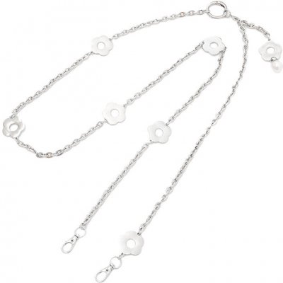 Řetízek na mobil Flowers stříbrný 126696 – Zboží Živě