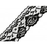 Silonová krajka šíře 70 mm Varianta: 3 černá, Balení: 25.2 m – Zboží Dáma