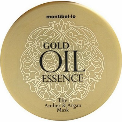 Montibel-lo Gold Oil Essence regenerační maska s arganovým olejem (Hair Mask with Amber & Argan Oil) 200 ml – Zbozi.Blesk.cz