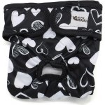 Vsepropejska Fixed černé Hárací kalhotky pro psa slabin 46 58 cm – Sleviste.cz