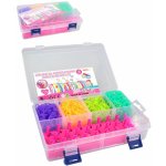 udělej si náramek gumičky barevné Loom Bands + tkalcovský stav – Zboží Dáma