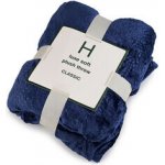 Stoklasa Deka mikroplyš lístky modrá pařížská 150x200 – Sleviste.cz