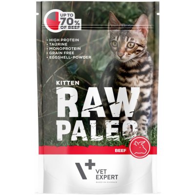 RAW Paleo Kitten Beef s hovězím masem 100 g