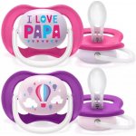 Avent Ultra Air Animals I Love Papa lila růžová – Zbozi.Blesk.cz