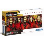 Clementoni 39545 NETFLIX La Casa de Papel panorama 1000 dílků – Zboží Mobilmania