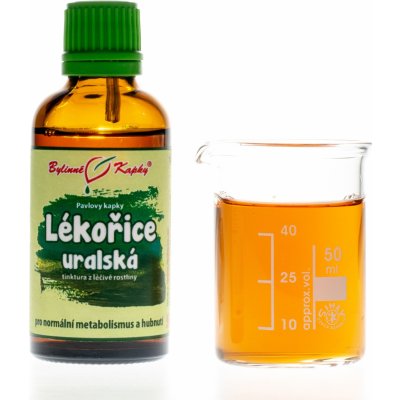 Bylinné kapky Lékořice uralská tinktura 50 ml – Hledejceny.cz