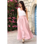 Lotika Autorská česká maxi sukně Lotika 100% len Premium quality 1041299 – Zboží Mobilmania