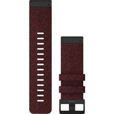 Garmin QuickFit 26mm, nylonový, červený, černá přezka 010-12864-06