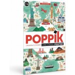 POPPIK Vzdělávací samolepkový plakát Kolem světa – Zboží Dáma