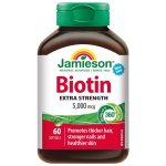 Jamieson Biotin 5000 mcg 60 kapslí – Hledejceny.cz