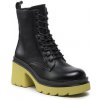 Dámské kotníkové boty DeeZee polokozačky ZAL90112-1A black/yellow