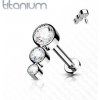 Piercing Šperky4U piercing do brady ucha titan TIT1135-1206