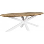 Bizzotto Paldail 240 x 110 cm s bílou podnoží Teakový zahradní jídelní stůl – Hledejceny.cz