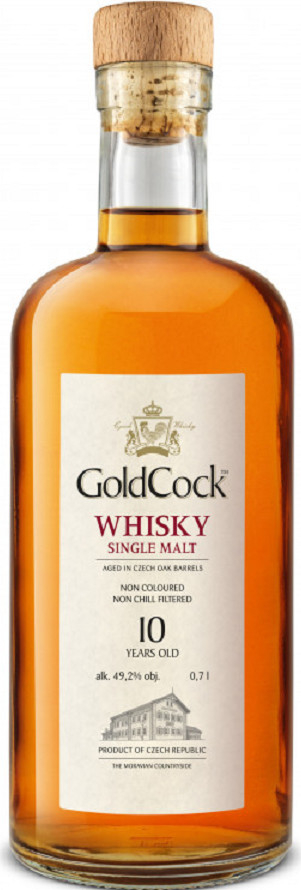 Gold Cock 10y 49,2% 0,7 l (holá láhev)