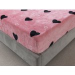 Xpose Mikroplyš prostěradlo LOVE Exclusive 90x200 – Zboží Dáma