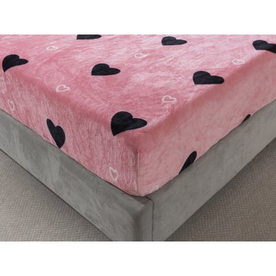 Xpose Mikroplyš prostěradlo LOVE Exclusive 90x200 – Zboží Dáma