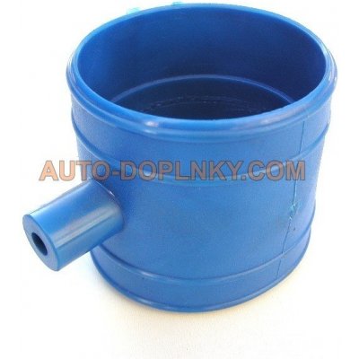 Jacky Auto Sport Spojka sání vzduchu 77 mm s vývodem na odfukový filtr - modrá - J-TEC – Hledejceny.cz