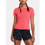 Under Armour UA Launch Camo Shortsleeve Červená – Zboží Dáma