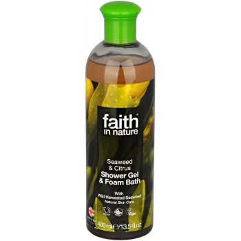 Faith in Nature přírodní sprchový gel a pěna Mořská řasa a citrus 400 ml