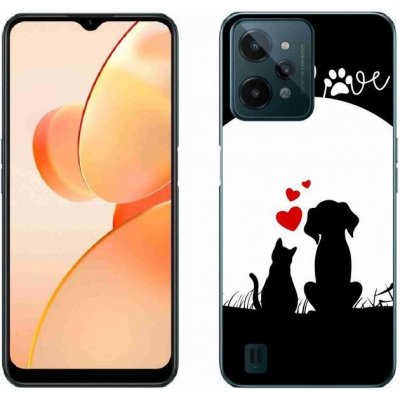 Pouzdro mmCase Gelové Realme C31 - zvířecí láska – Zboží Živě