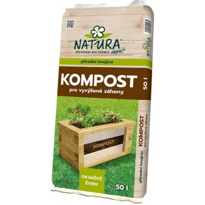 AGRO CS NATURA Kompost pro vyvýšené záhony 50 l – Zboží Mobilmania