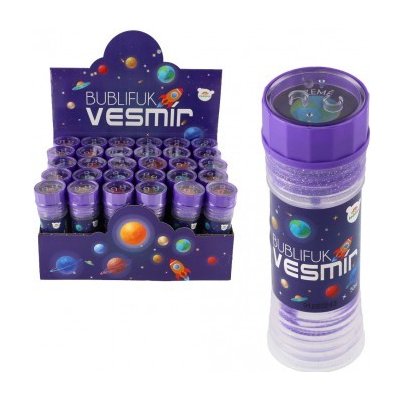 Bublifuk Vesmír 50ml 11cm mix druhů – Zboží Mobilmania