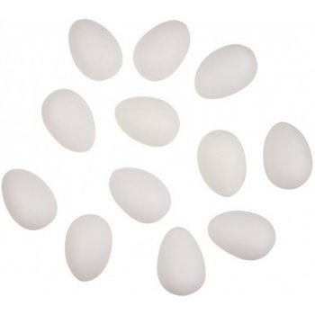 Vajíčka plastová na zavěšení 6 cm, 12 ks