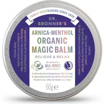 Dr. Bronner´s tělový balzám Arnica Menthol 60 g