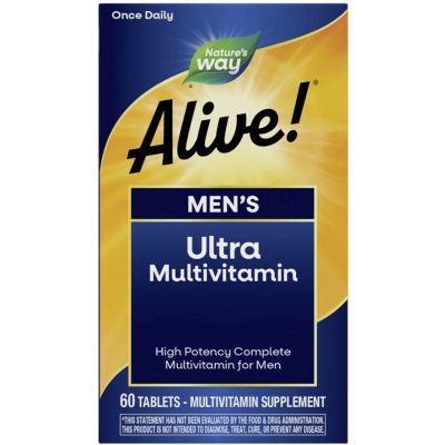 Natures Way Alive! Men’s Ultra Multivitamin 60 tablet – Hledejceny.cz
