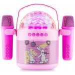 Karaoke disco reproduktor pro děti GoGEN BOBDISCO růžový – Sleviste.cz