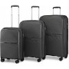 Cestovní kufr KONO travel set černý 40L, 68L, 97L