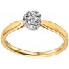 Prsteny iZlato Forever Zlatý diamantový prsten Illusion IZBR626