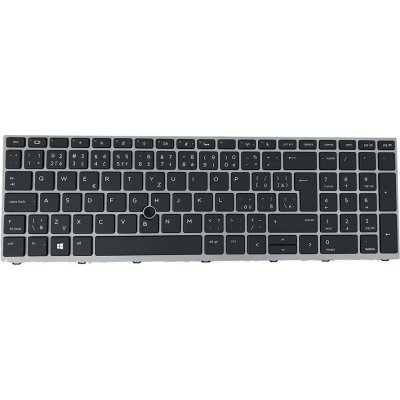 DeTech Klávesnice pro notebook HP 650 G4, CZ – Zboží Živě